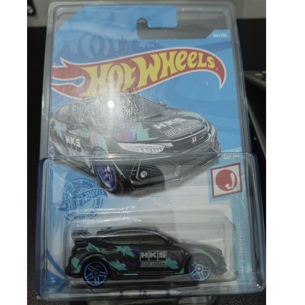 [FREE PROTECTOR] Hot Wheels Honda Civic Type R HKS Hipermax, Civic Custom