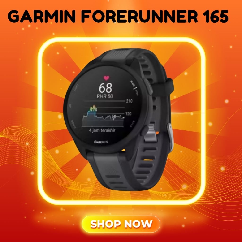 Garmin Forerunner 165 [ Garmin FR 165 ] Garansi resmi TAM