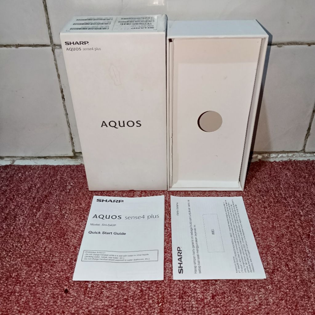 DUS BOX KOTAK HP SHARP AQUOS Sense 4PLUS ORIGINAL