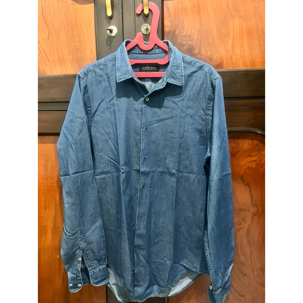 PRELOVED - Zara Man Denim Shirt Original