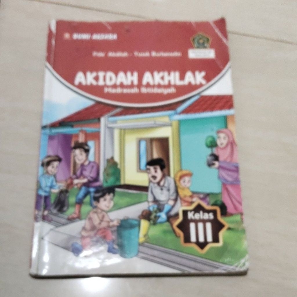 BUKU ORI AKIDAH AKHLAK KELAS 3 SD PENERBIT BUMI AKSARA KMA NO 183 TAHUN 2019