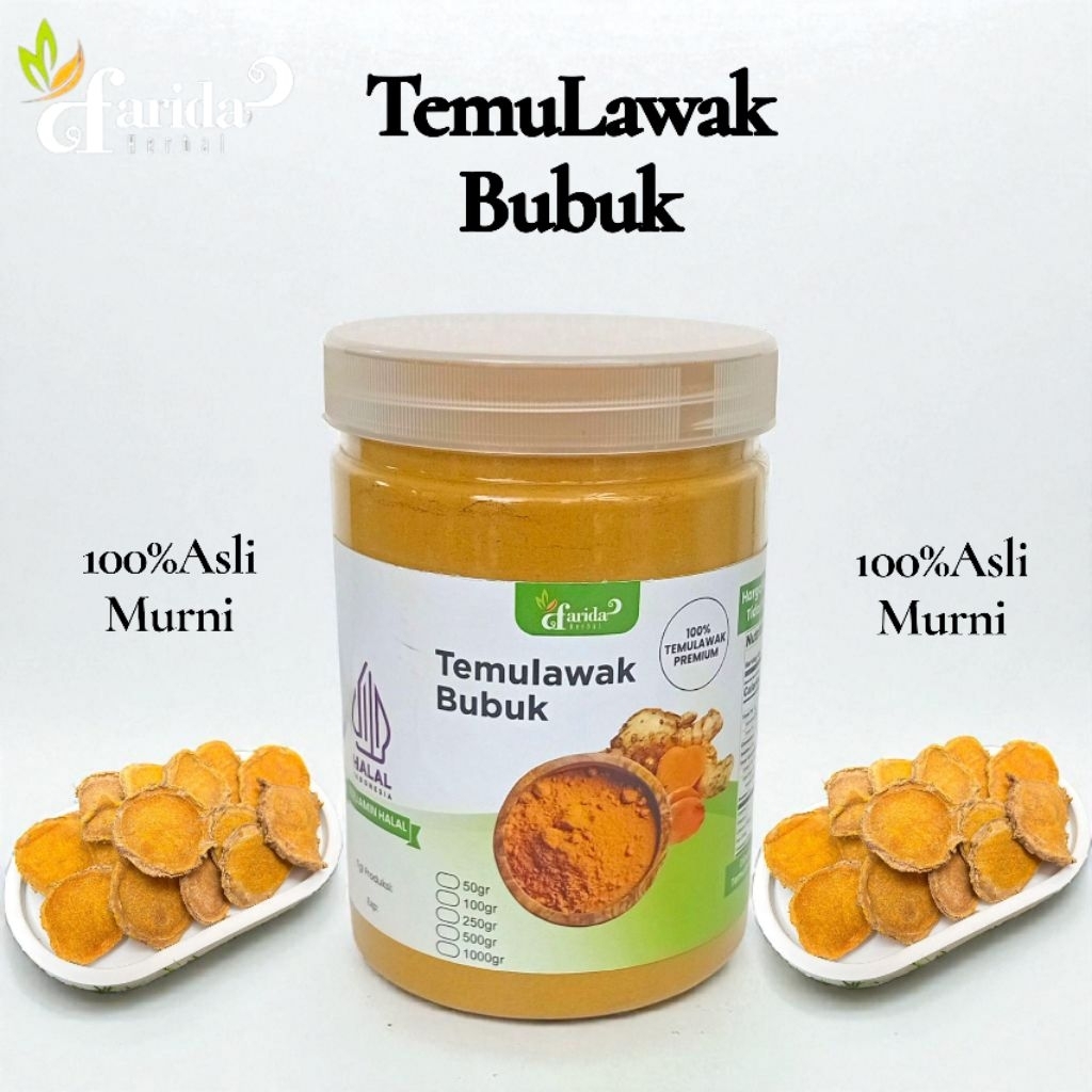 

Temulawak Bubuk Kemasan Toples 500grm