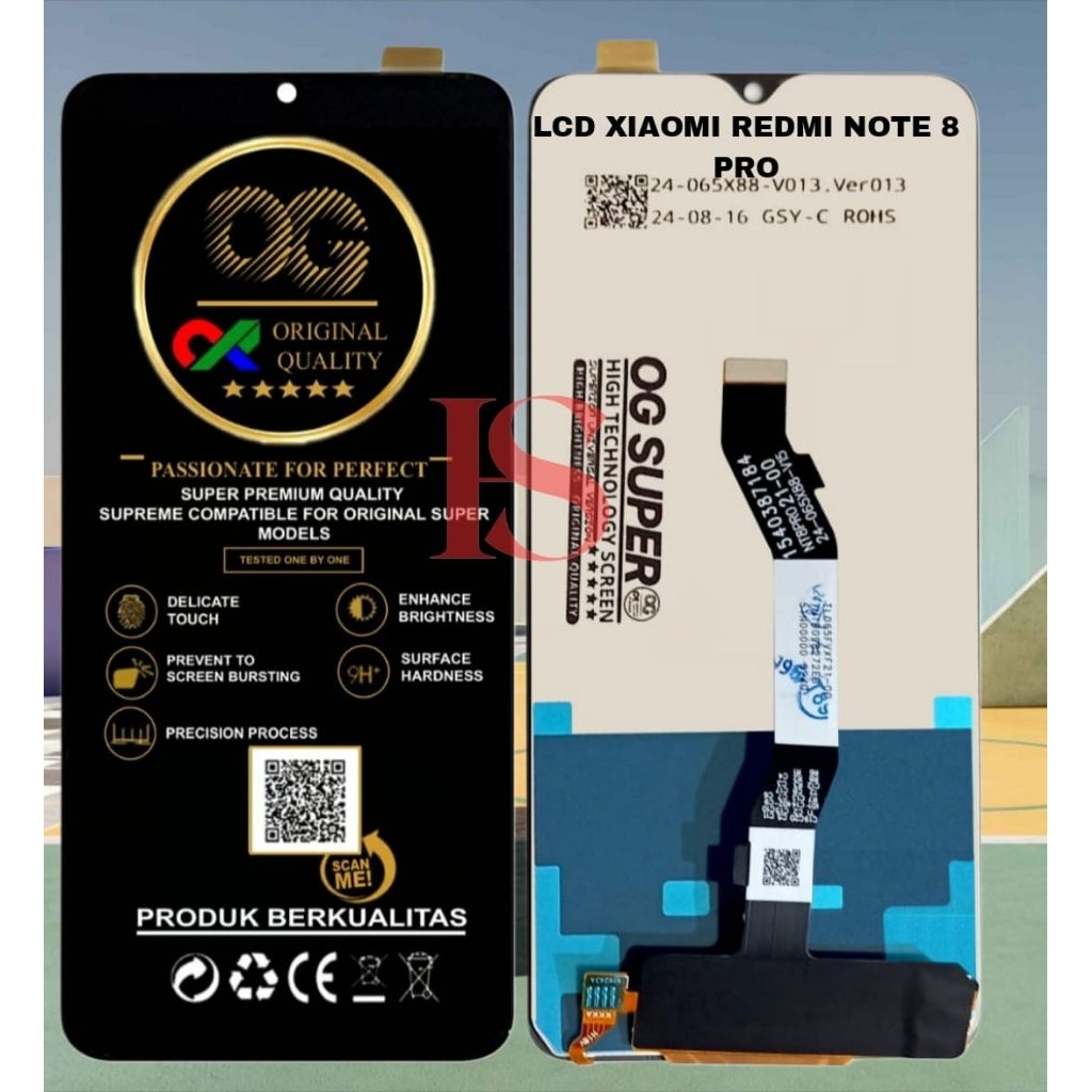 LCD XIAOMI REDMI NOTE 8 PRO LCD FULLSET TOUCH SCREEN XIAOMI REDMI NOTE 8 PRO ORIGINAL