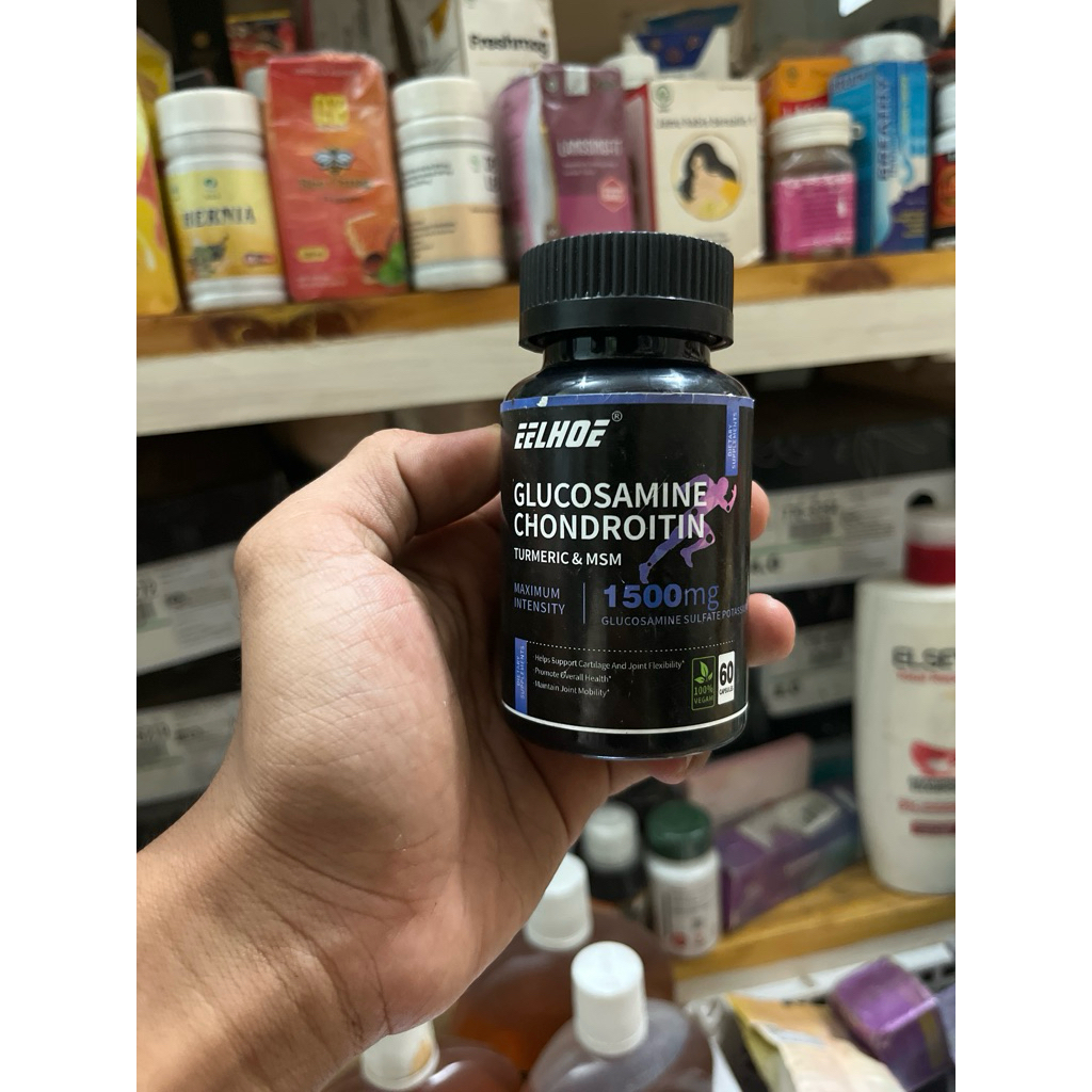 Glucosamine Chondroitin 1500 mg Mendukung kesehatan tulang, anti penuaan dan mencegah oste.
