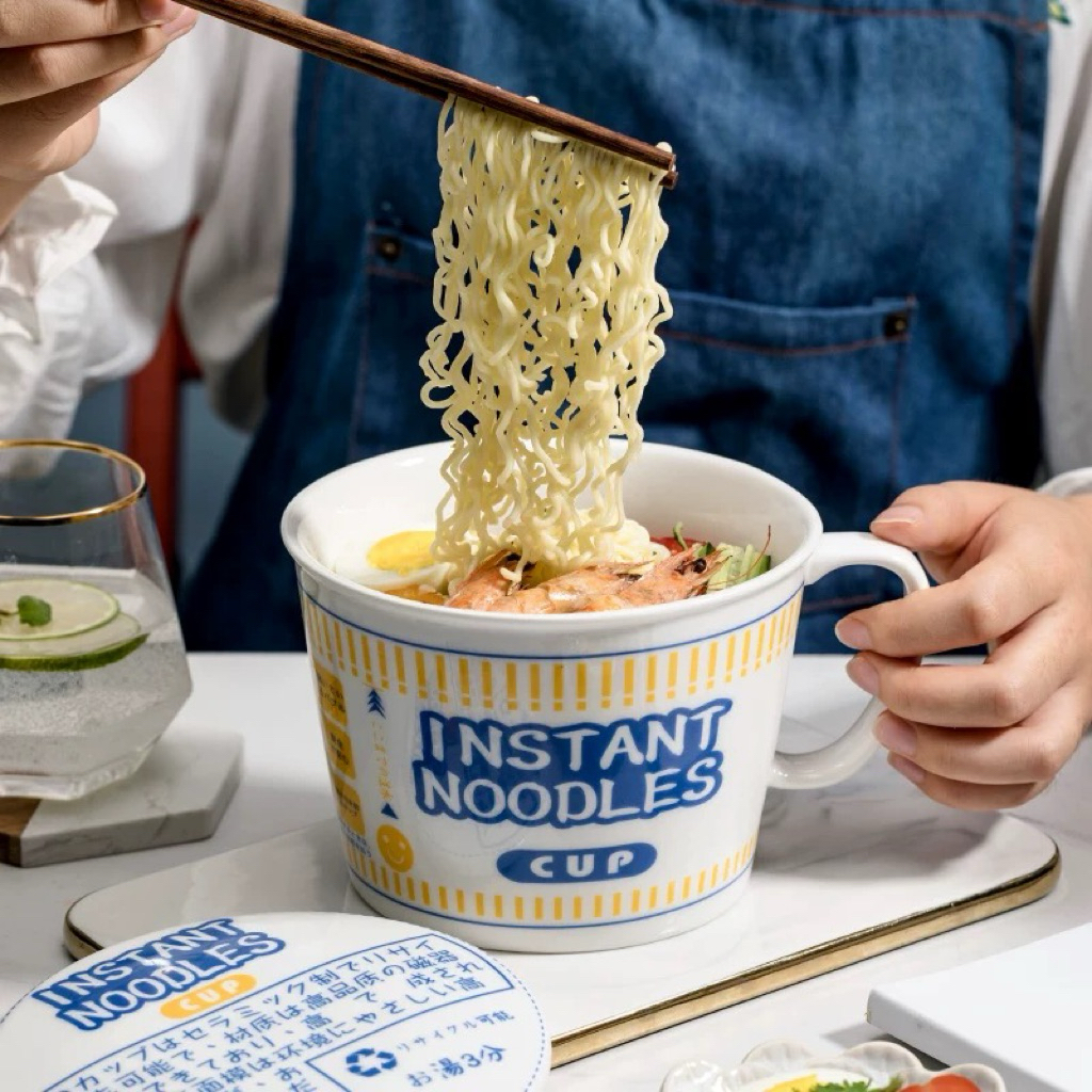 Mug Keramik Cup Noodle / Gelas Mie Instant unik