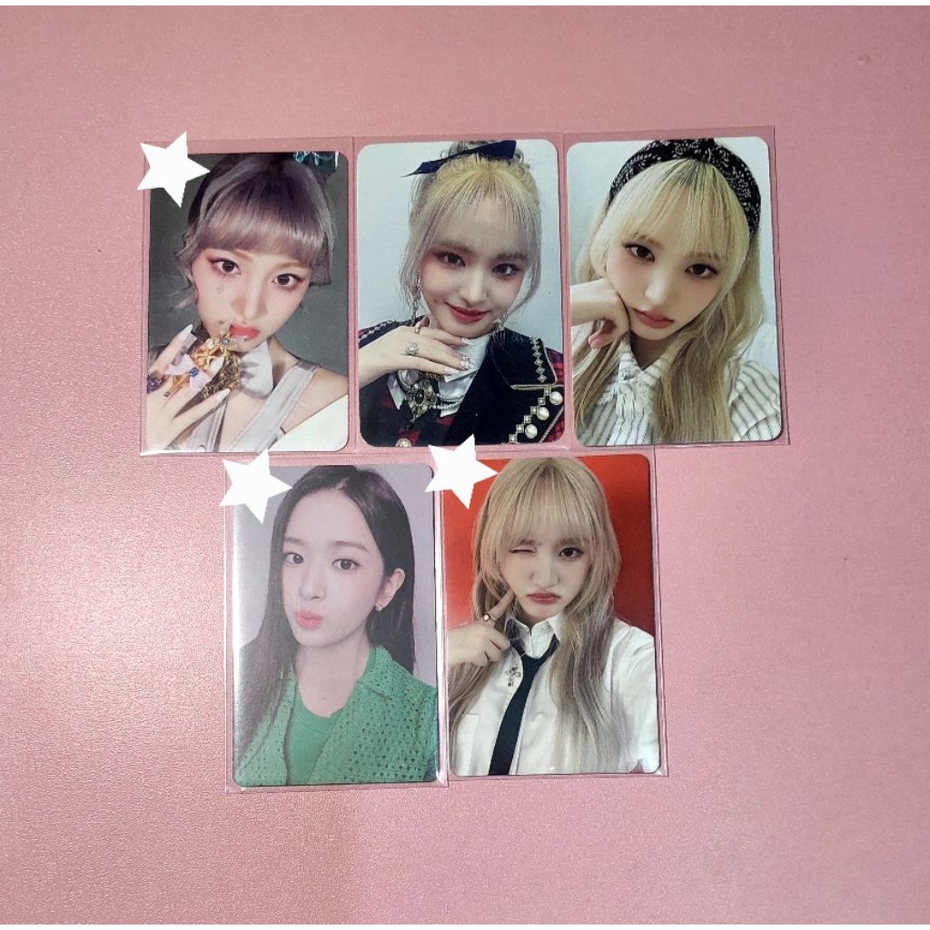 PHOTOCARD PC OFFICIAL IVE LIZ YUJIN SWITCH PAPAJOHNS
