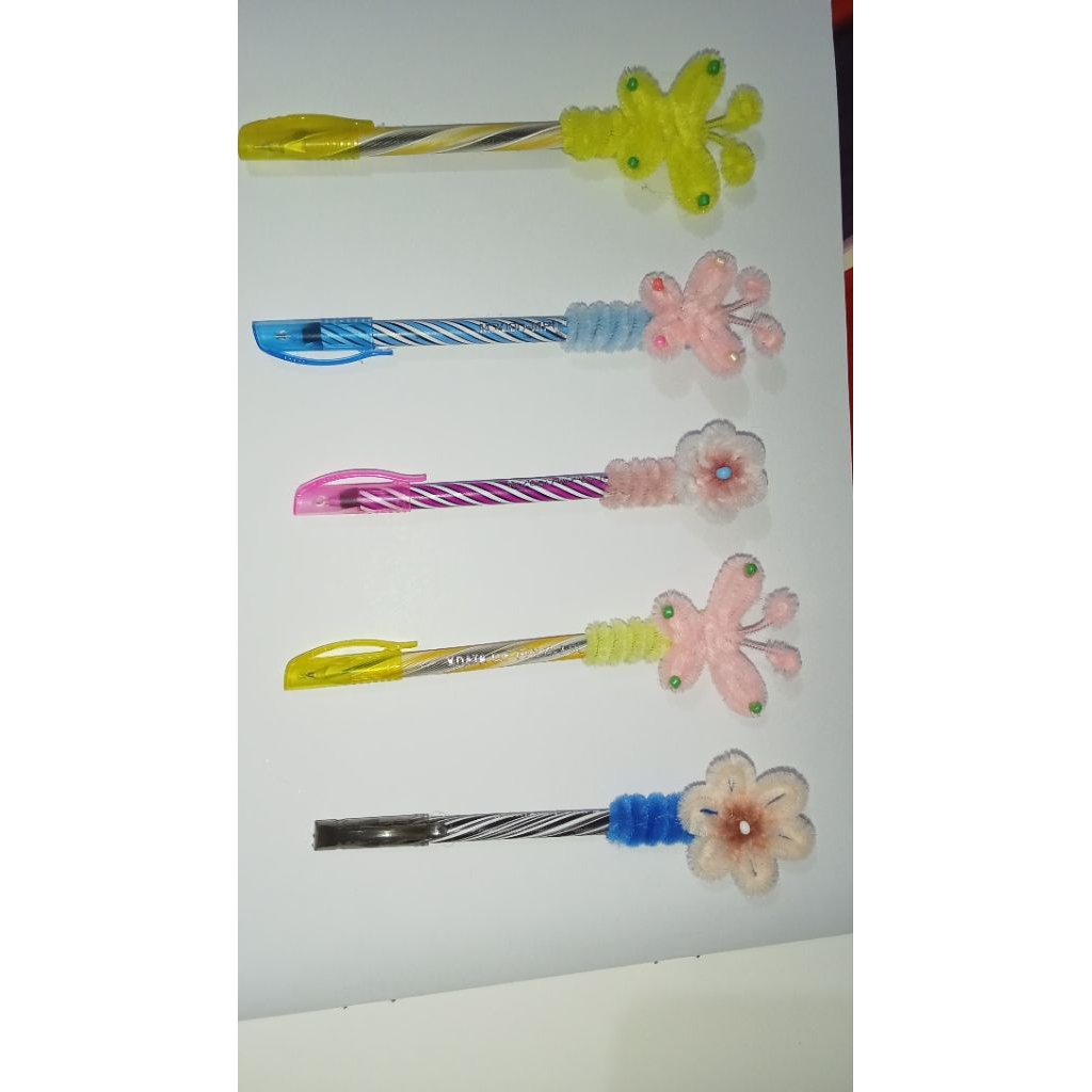 

bulpen lucu kawat bulu handmade