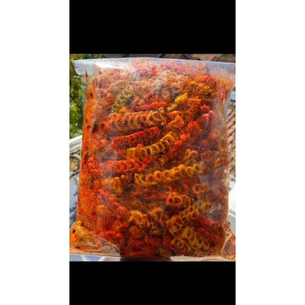 

Seblak kering kepang/kerupuk tangga pedas daun jeruk 500gr