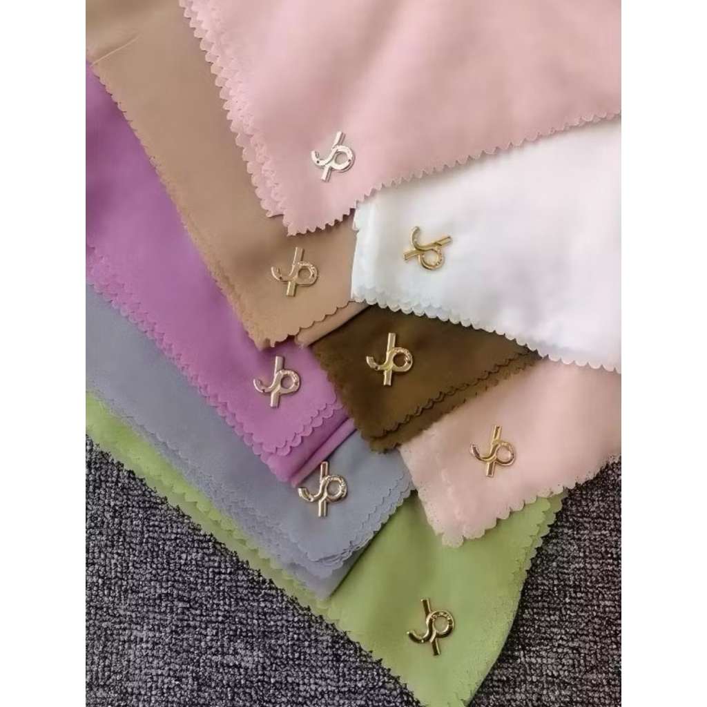 Hijab Segiempat Voal Polos Plat Jp / B JOURNEY BUTTONSCRAVES Paris Premium Lasercut