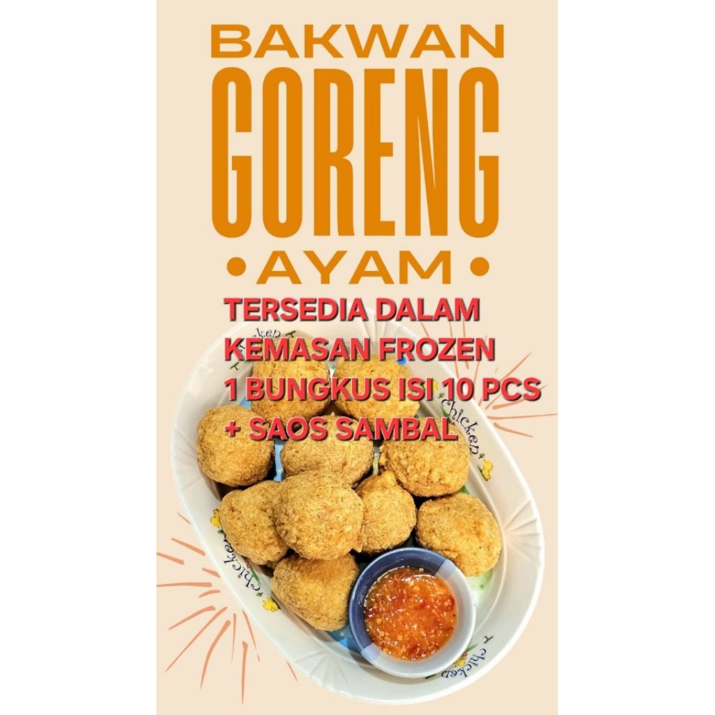 

BAKSO GORENG / BAKWAN GORENG AYAM FROZEN SO LEZATTO