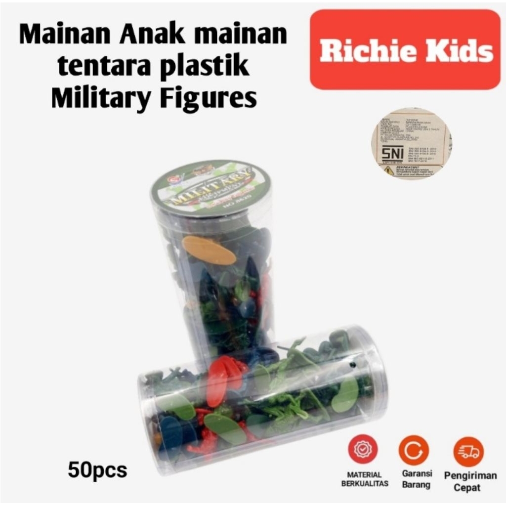 Mainan Anak mainan tentara plastik Military Figures