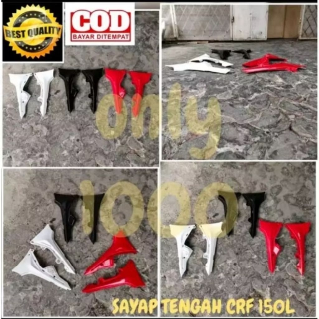 SAYAP TENGAH CRF 150 L 2018 SEGITIGA CRF 150 L COVER BODY CRF 150 L COVER SEGITIGA CRF150L TRAIL SUP