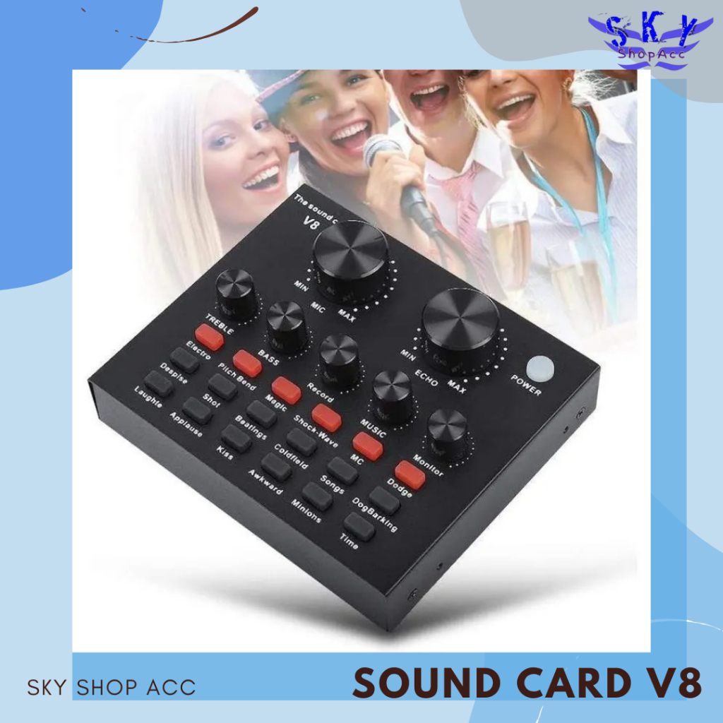 Singing Live Sound Card V8 Kimiso