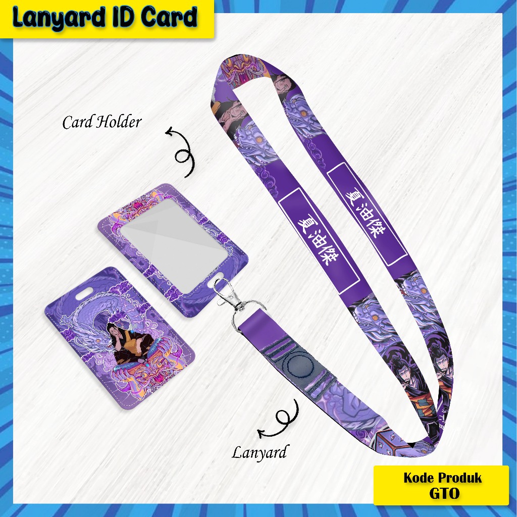 

[LANYARD ID CARD] Strap Lanyard Card Holder Geto Jujutsu Kaisen tali hp - gantungan kunci - Id card