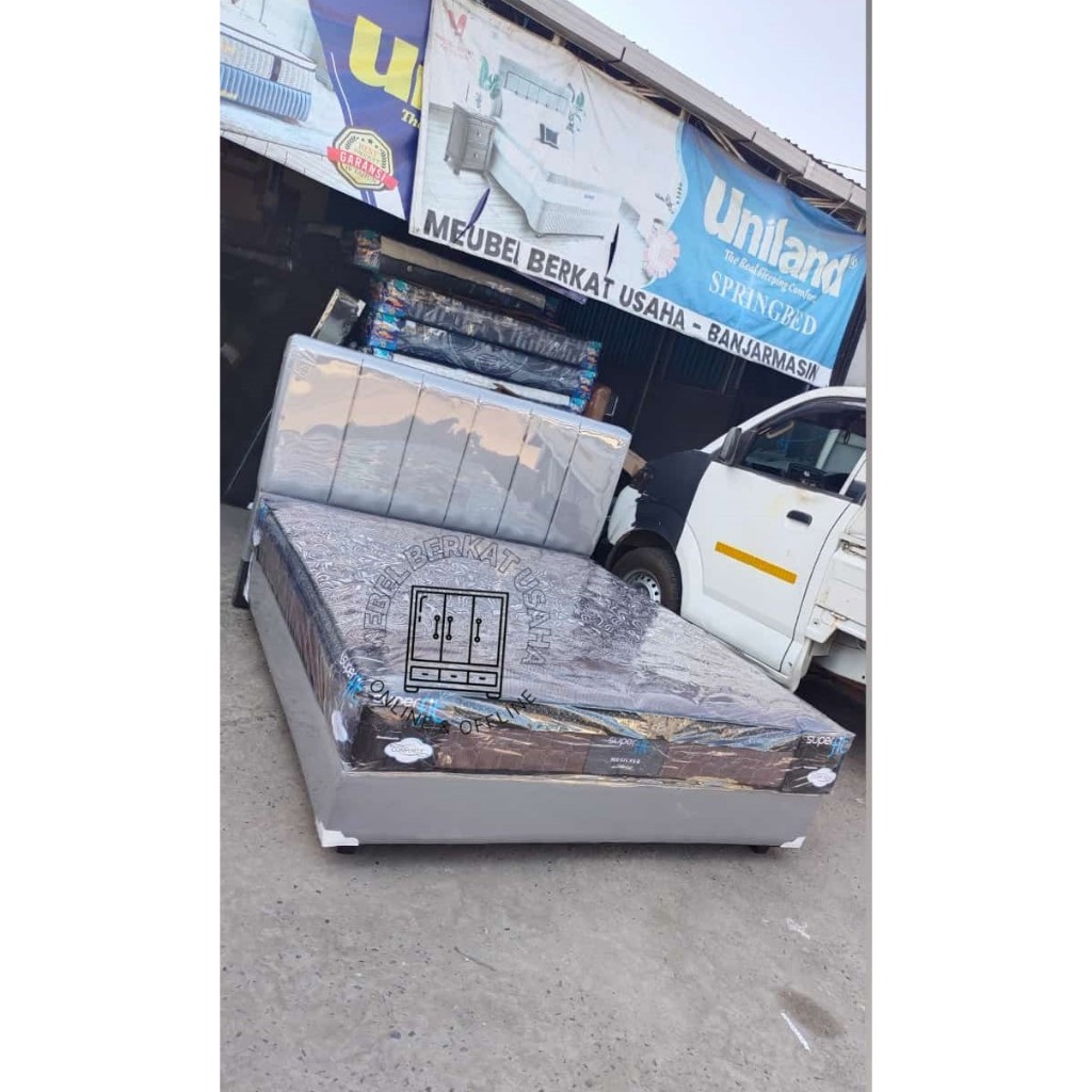 SPRINGBED SET DIVAN + KASUR BUSA SPRINGBED SUPERFIT COMFORTA 160X200 I 180X200