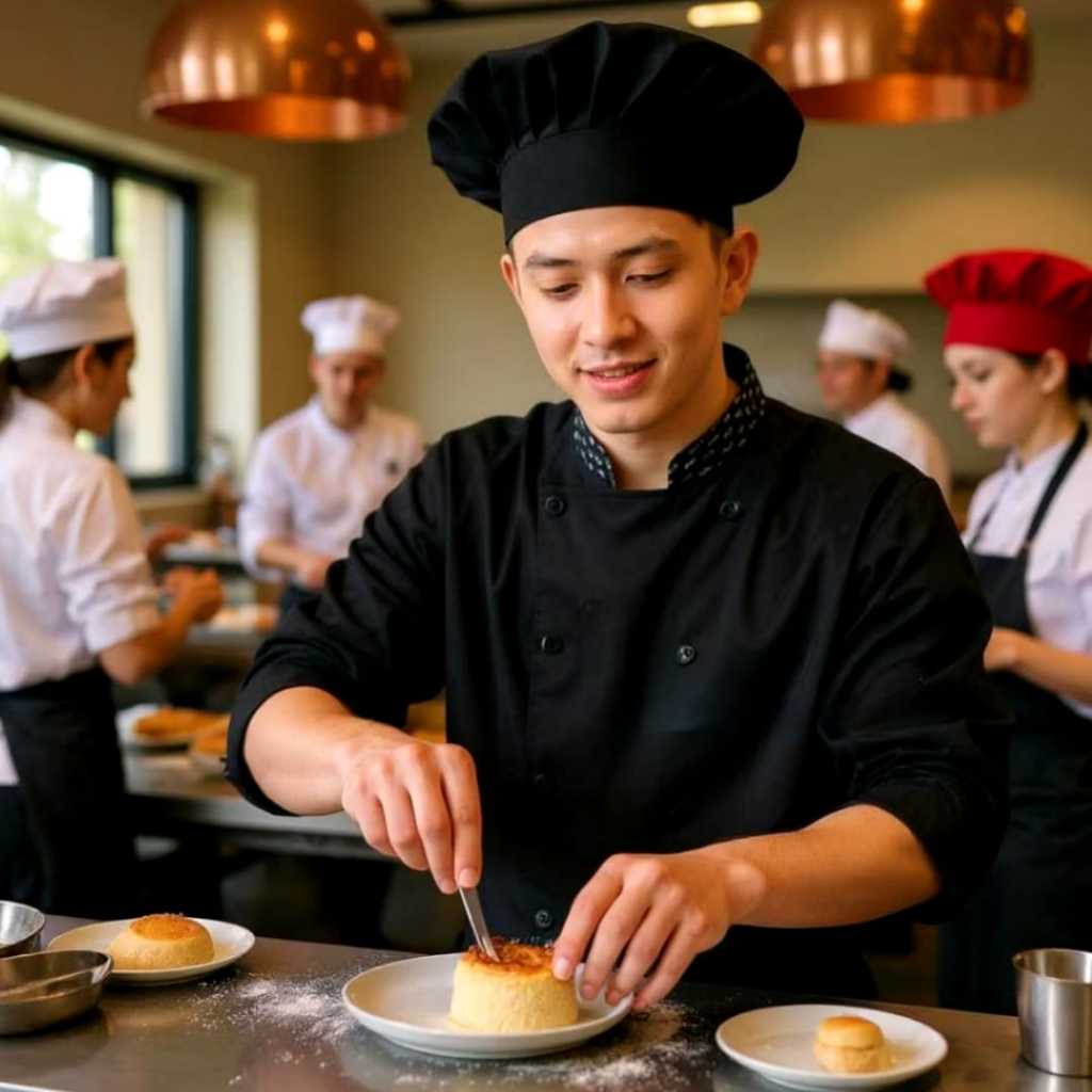 Topi Jamur Koki Chef Dewasa / Topi Chef Masak Dapur Kitchen Pria Wanita / Topi Koki Masak Unisex