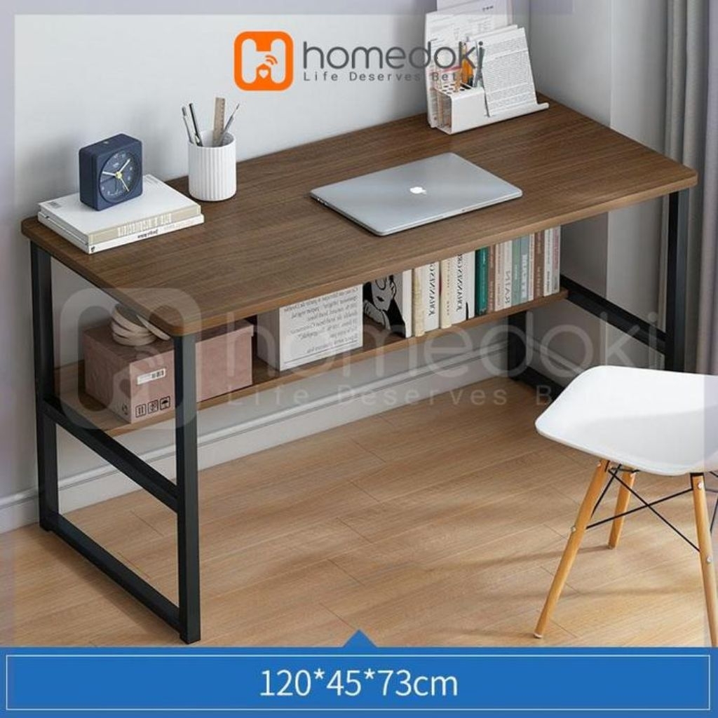 Meja / Meja Makan / Meja Komputer / Meja Gaming / Meja Kantor - 1L-80*37-Putih