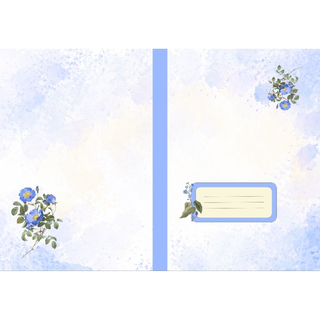 

Sampul Buku Costum Nama Tema Rustic