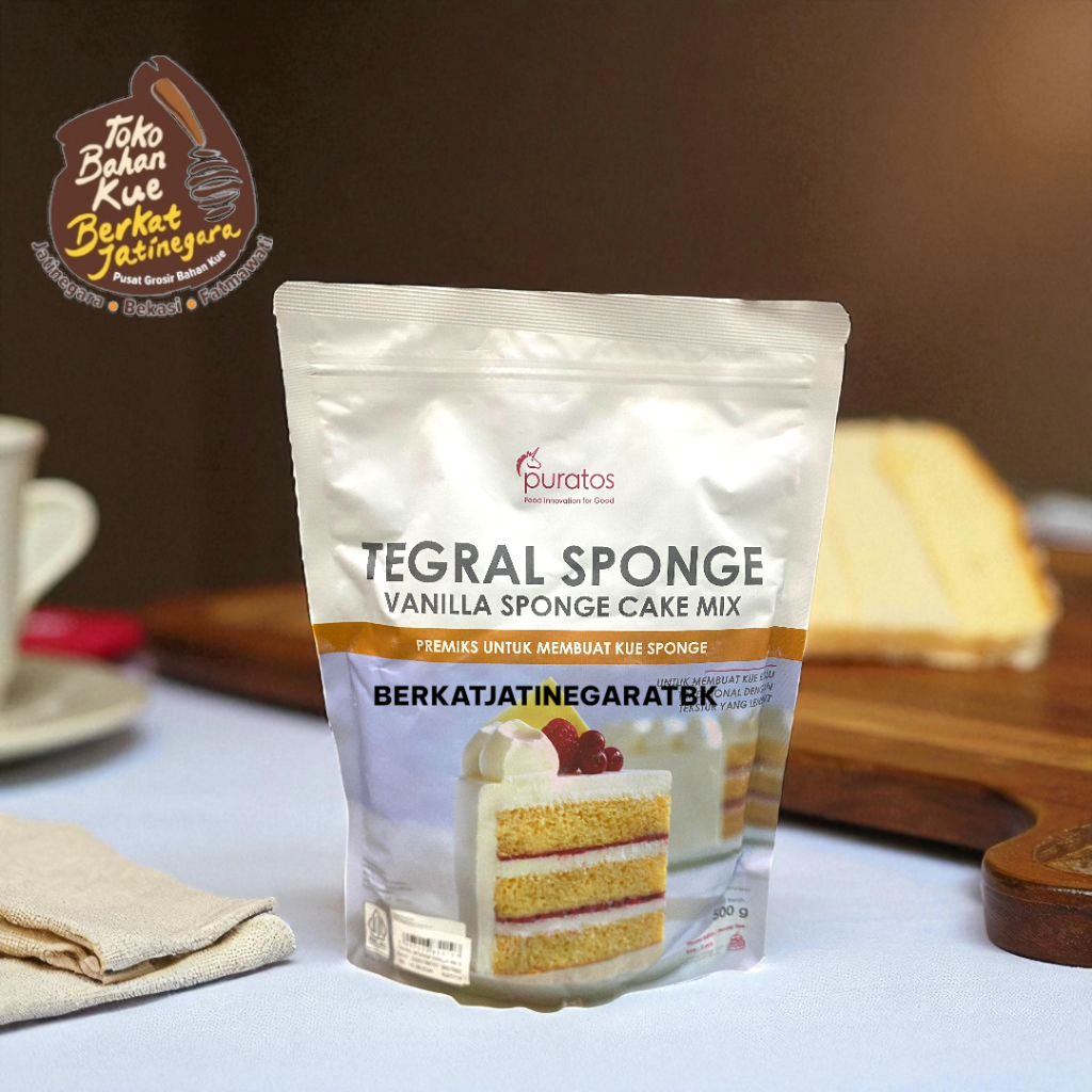 

PURATOS TEGRAL SPONGE VANILA KEMASAN 500 GR / TEPUNG PREMIX