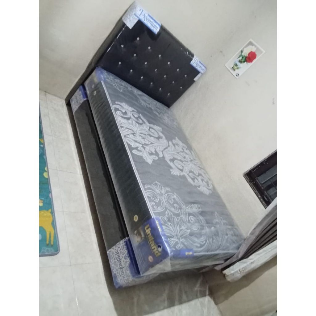 SPRINGBED SET DIVAN + KASUR SPRINGBED UNILAND 120X200