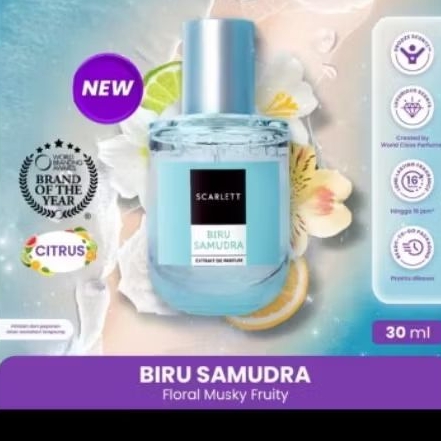 Scarlett biru samudra