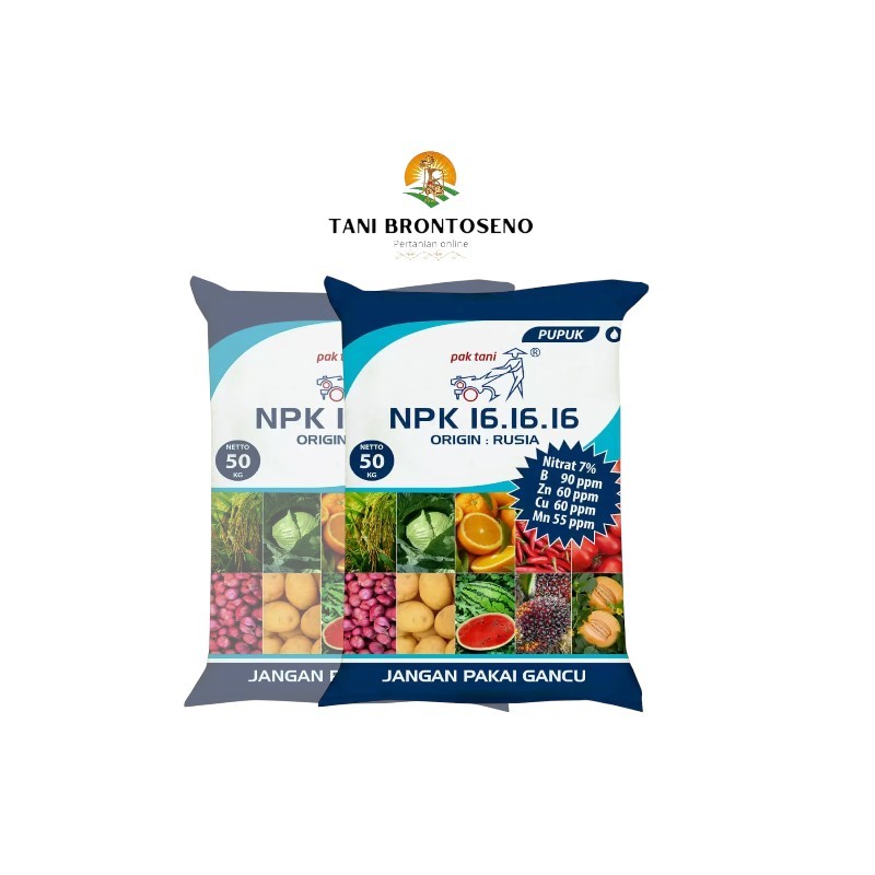 Pupuk NPK Pak Tani Biru 161616 Repack 1 Kg
