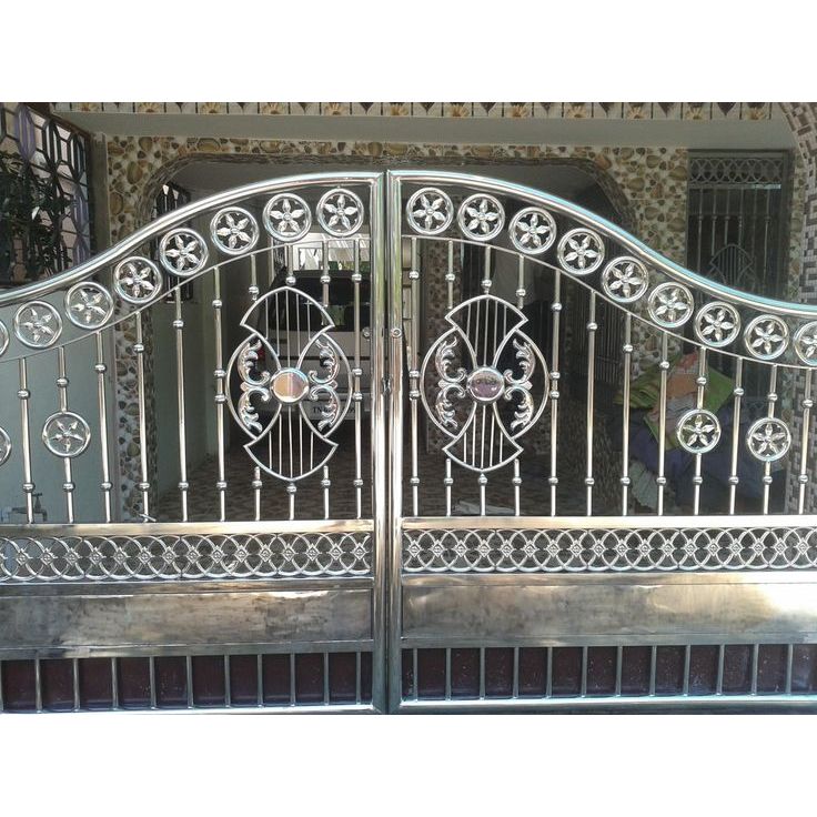 pagar stainless steel minimalis