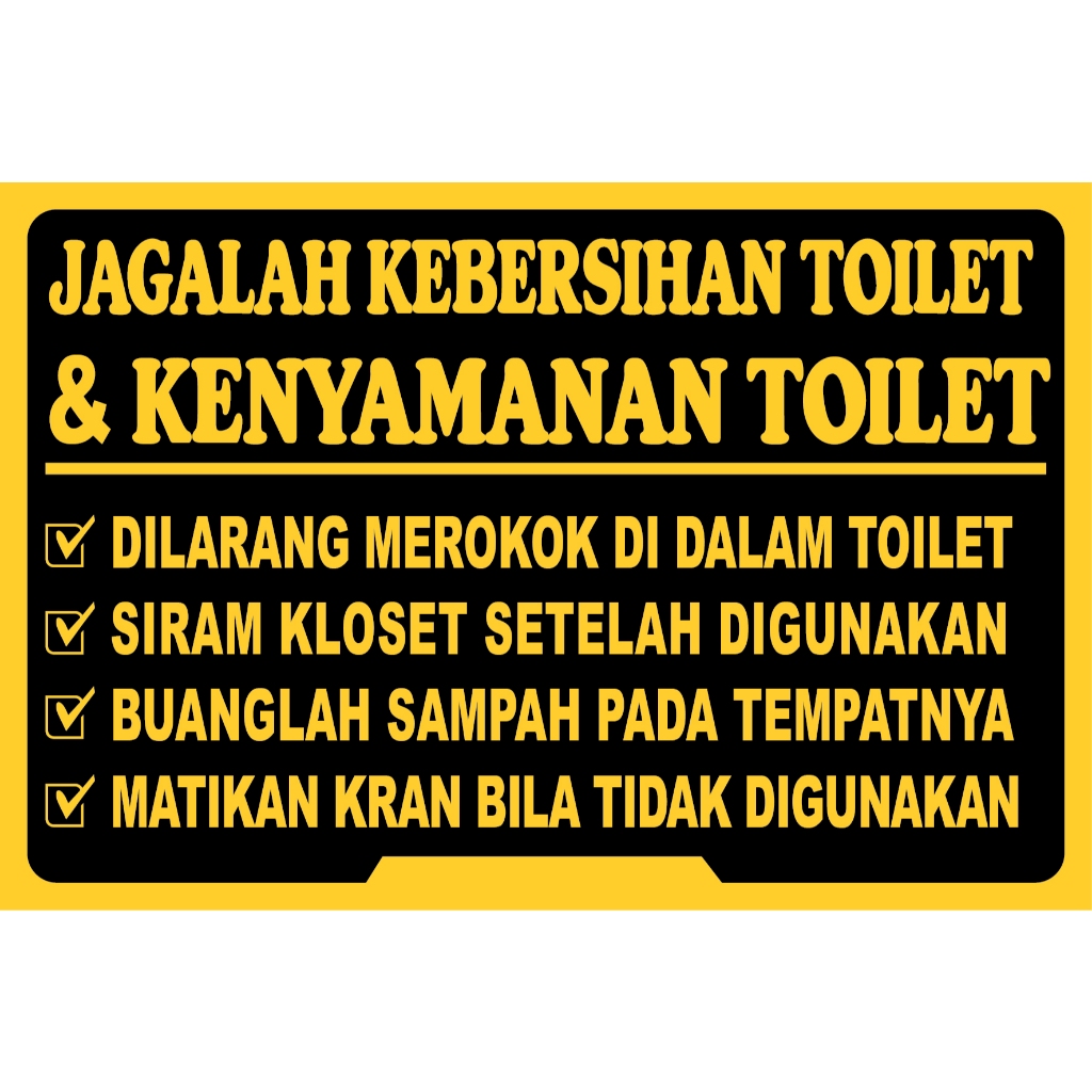 060. JAGALAH KEBERSIHAN TOILET
