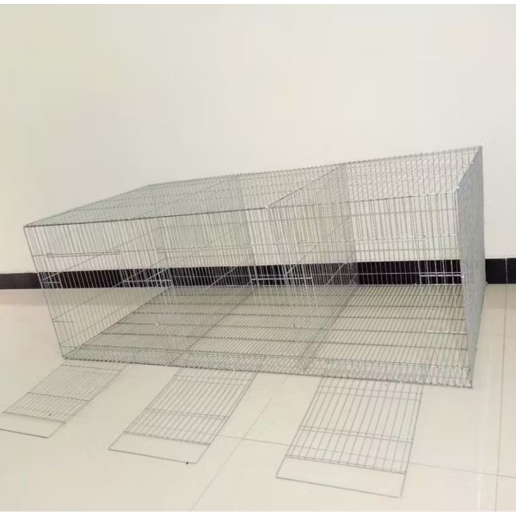 GALVANIS KELINCI 3 hole kandang kelinci galvanis