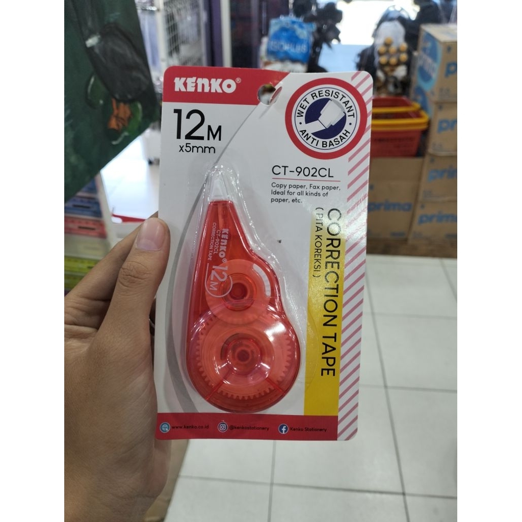 TIPE-X KERTAS 12M KENKO