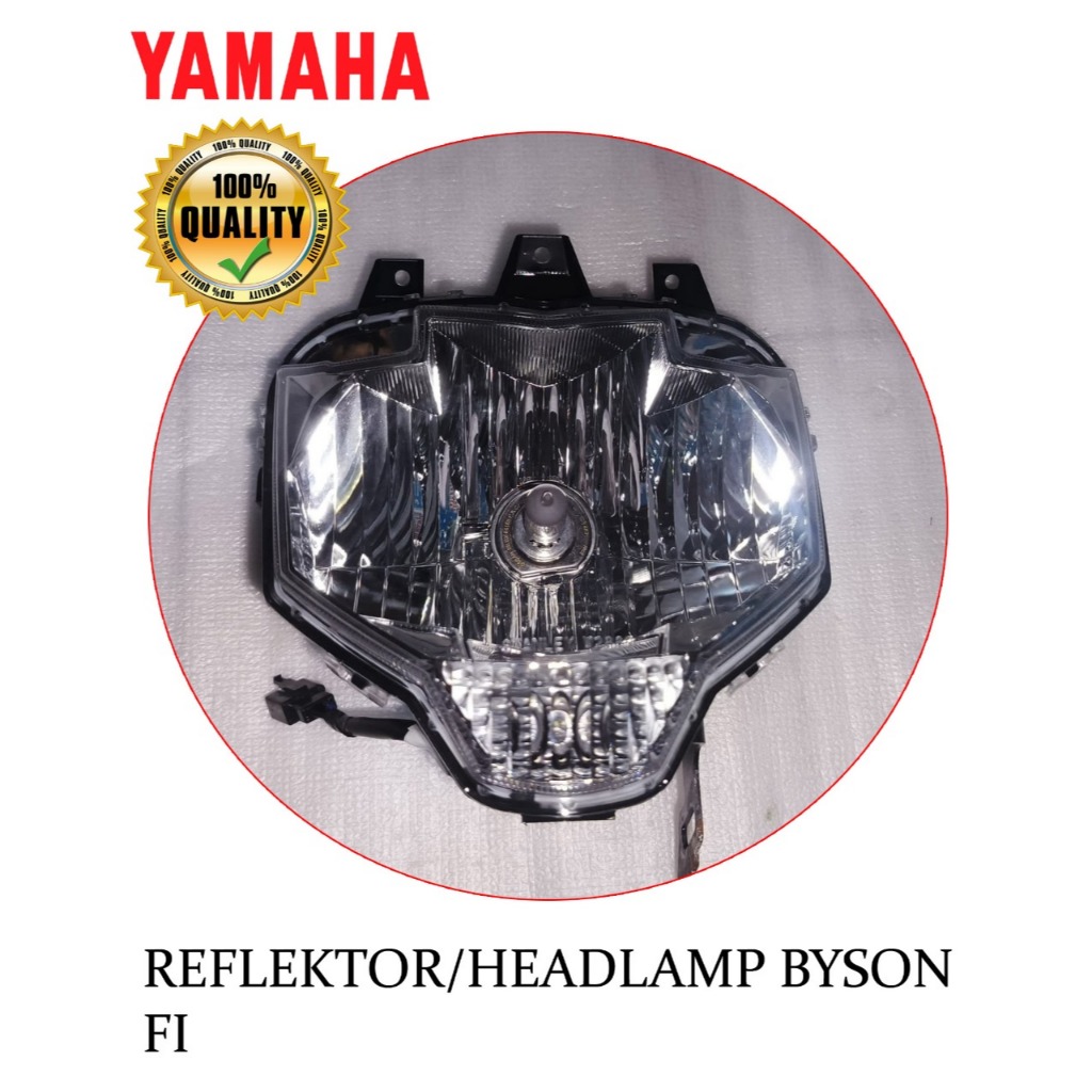 REFLEKTOR LAMPU DEPAN/HEADLAMP YAMAHA BYSON FI ORIGINAL