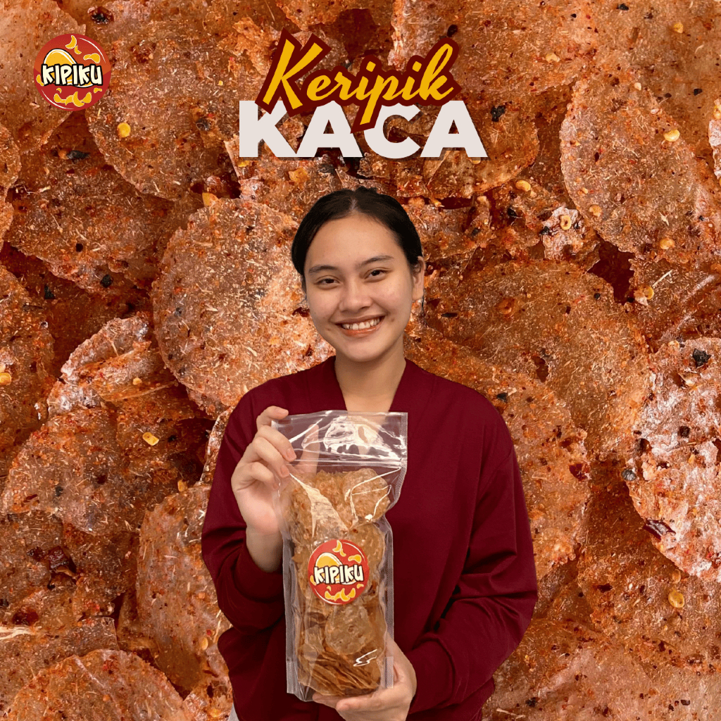 Keripik Kaca Pedas Gurih 250 gram