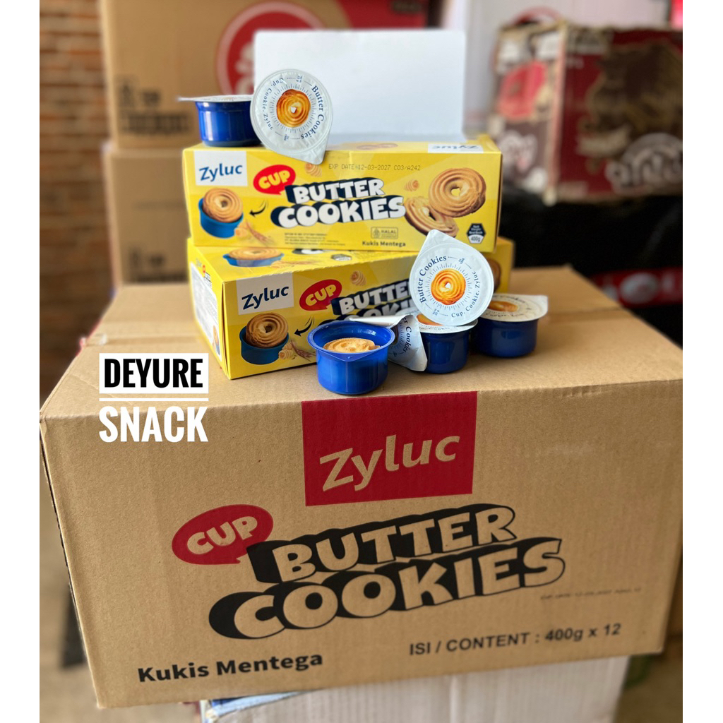 

Biskitop Zyluc Butter Cokies Cup 1 karton isi 12 Box 400 gr (16 cup)