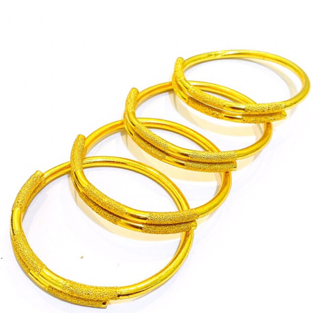 gelang kabel bestseller viral Lapis Emas 24krt Crum Emas Muda 18gram gelang Cewek Replika Premium Go