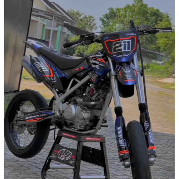 DECAL STIKER KLX BF - DTRACKER - GORDONS - CRF -WR - PREMIUM FULLBODY CUSTOM DESAIN