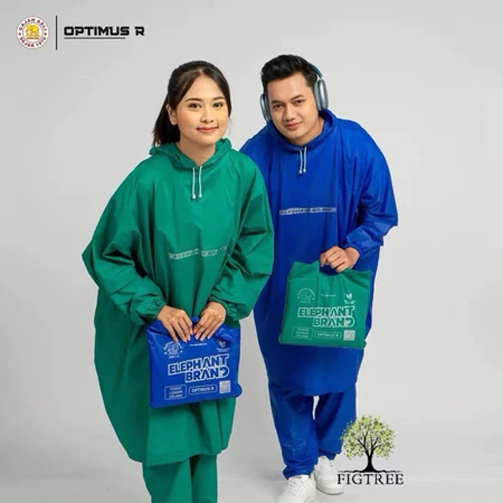 Mantel Jas Hujan Gajah Optimus Ponco Celana Merk Elephant Brand
