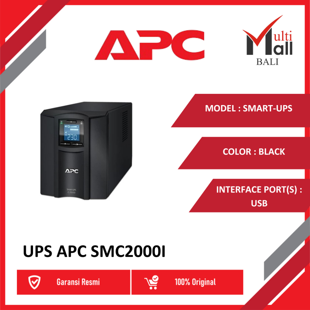 UPS APC SMC2000I 1300 Watts 2000VA
