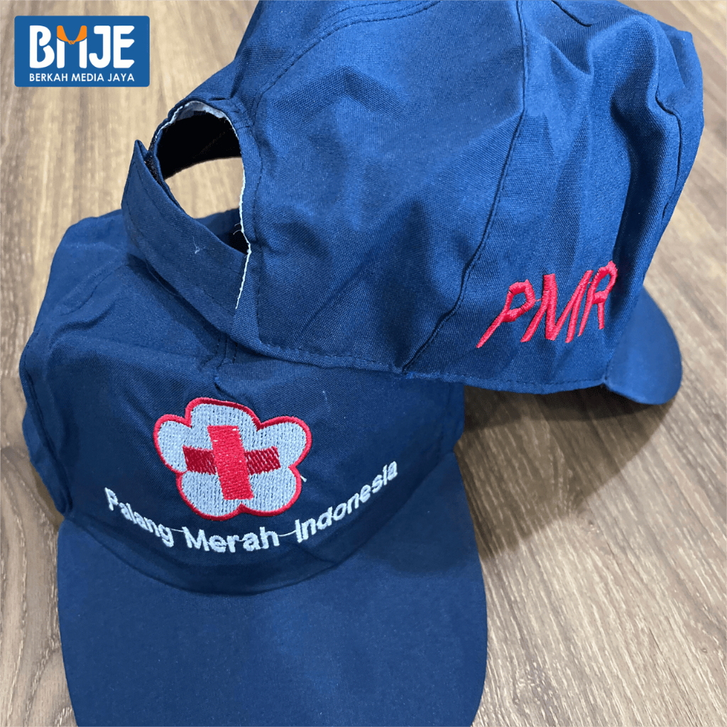 Topi PMI topi PMR biru dongker