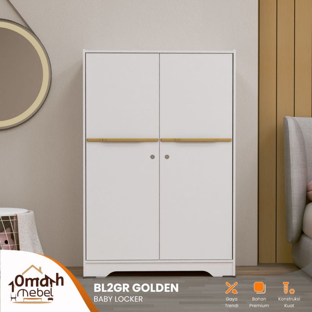 OMAH MEBEL SURABAYA - Baby Loker Lemari Penyimpanan Baju Kabinet wardobe serbaguan Minimalis Terbaru