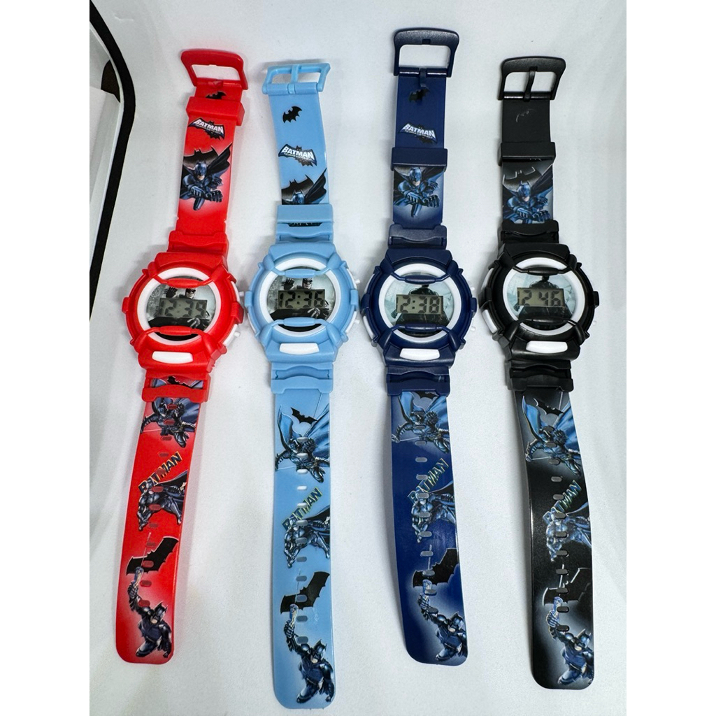 PALING LARIS COD Jam Tangan Anak Cowok Karakter Batman / Jam Tangan Anak Batman LCD Bagus Murah