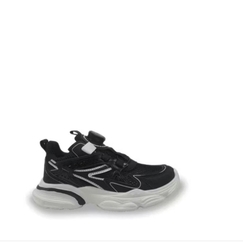 Diadora Paulus Jr Boys Sneakers Shoes-Black