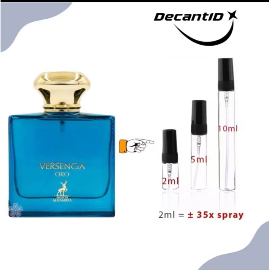Decant Parfum Lattafa Versencia Oro 2ml 5ml 10ml