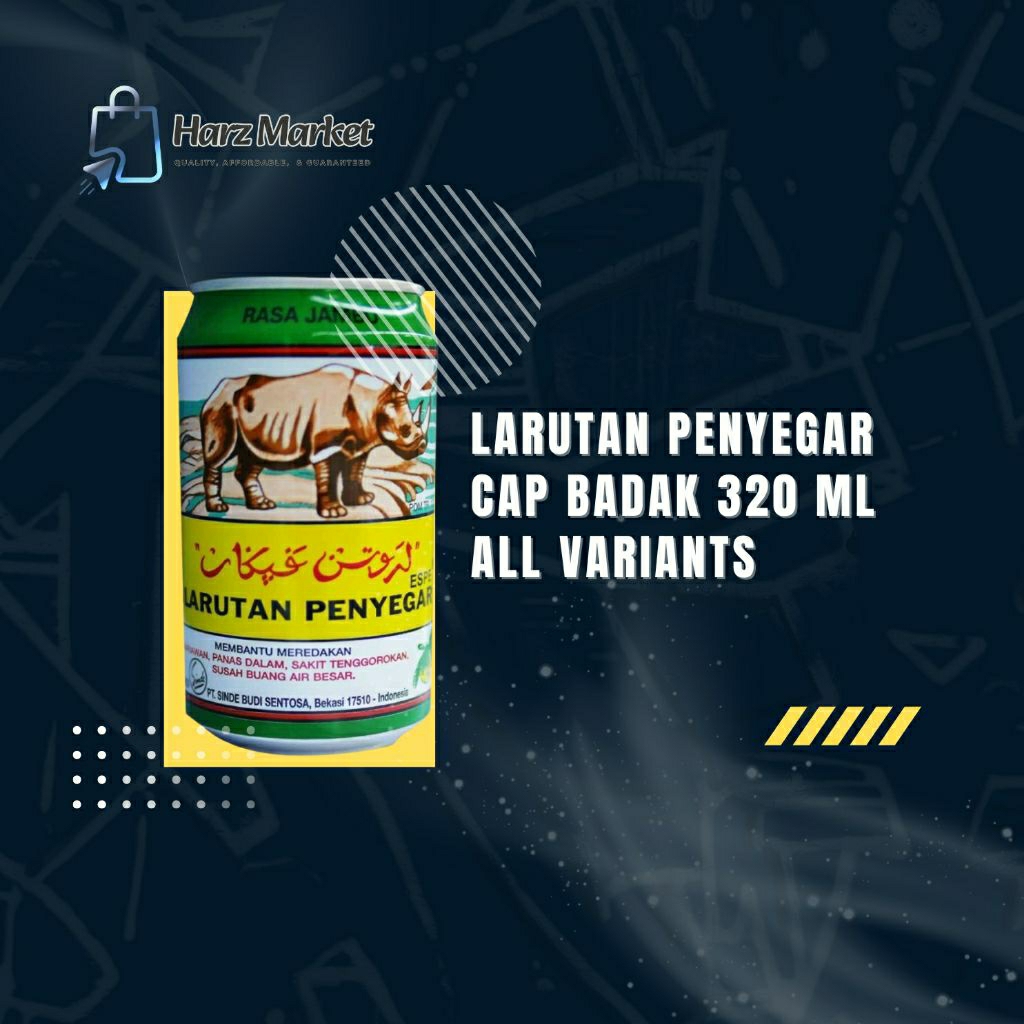 

Larutan Penyegar Cap Badak 320 ml