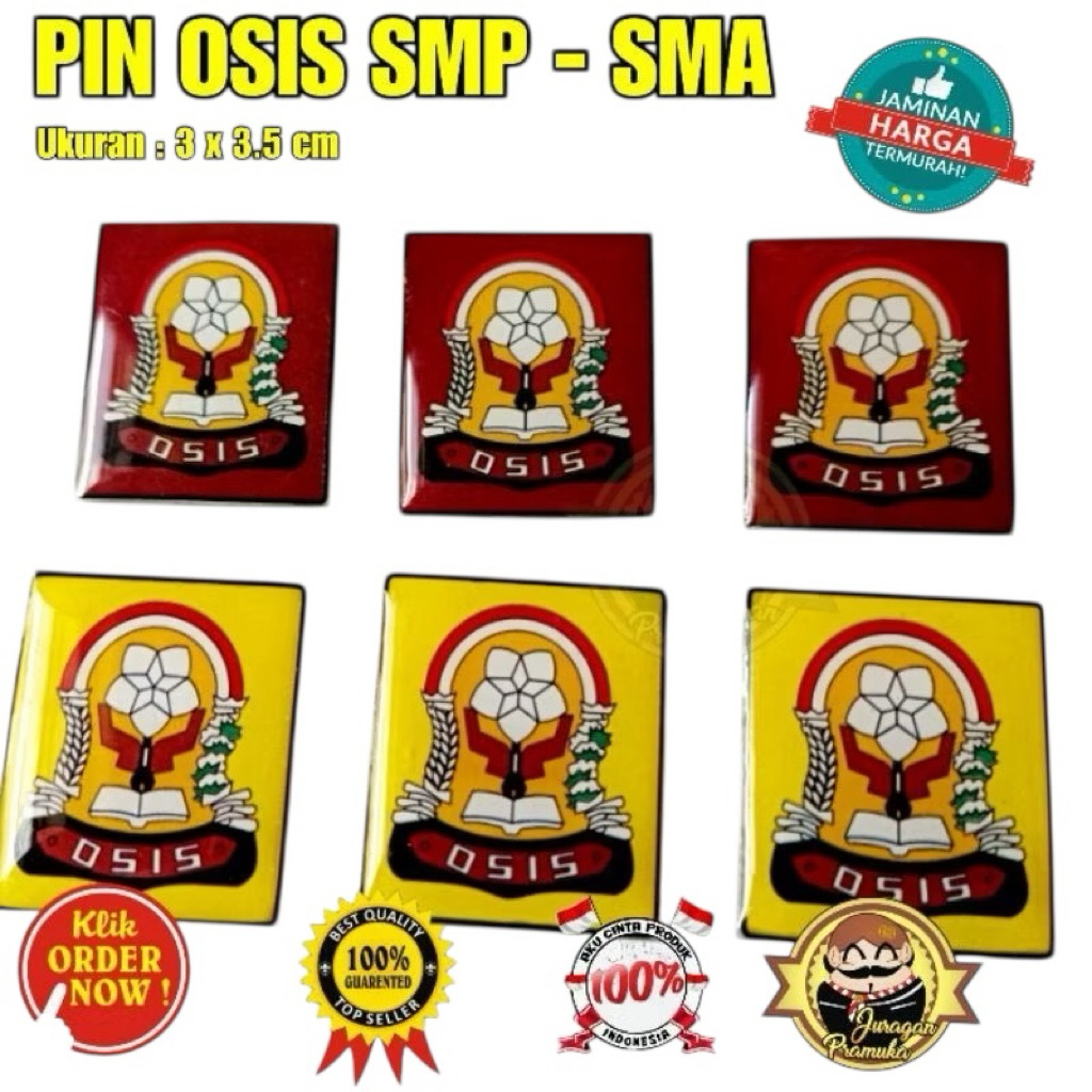 Pin Sekolah OSIS SMP DAN SMA SMK