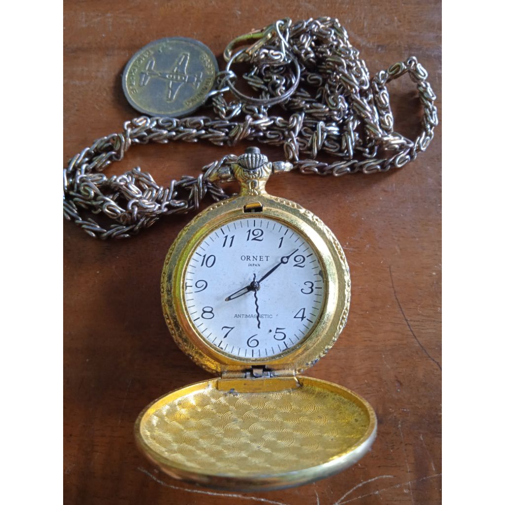 Jam saku Ornet japan anti magnetic otomatis