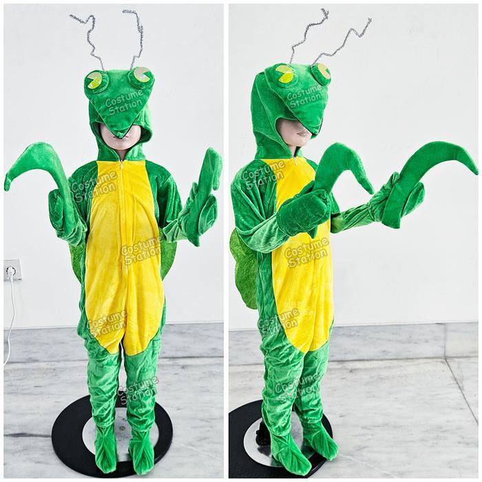 Kostum Onesie Praying Mantis / Costume Belalang Sembah Serangga Hewan Binatang Animal anak