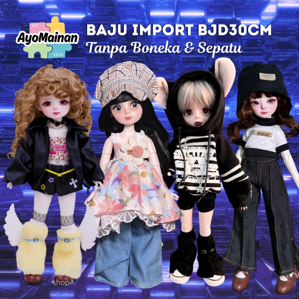 Baju & Accessories Import BJD30CM