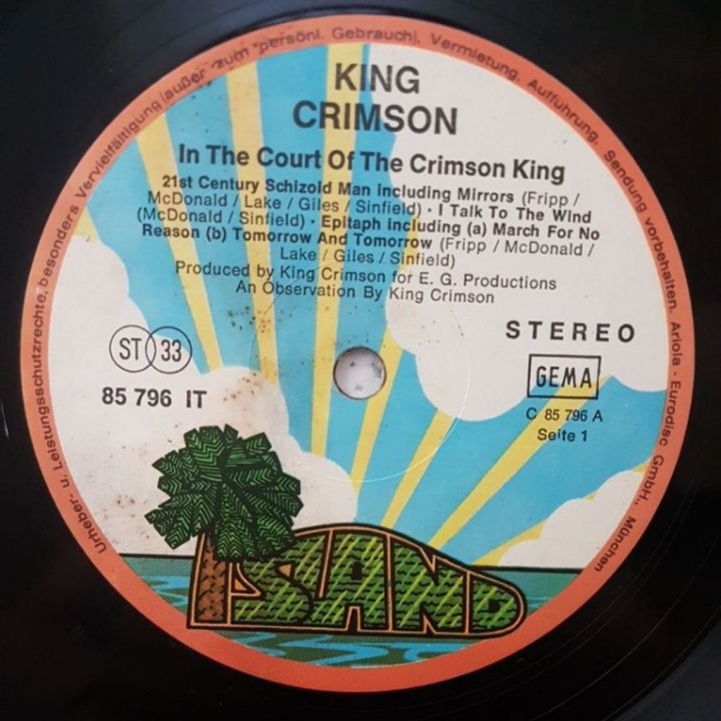 Vinyl Piringan hitam 12 inch King Crimson - In The Court Of The Crimson King