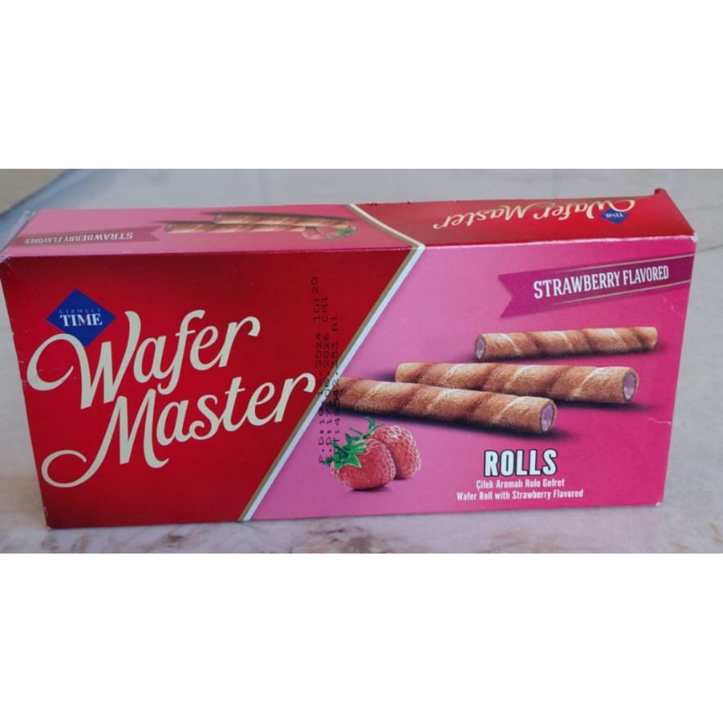 

CIZMECI TIME WAFER MASTER STRAWBERRY FLAVOR