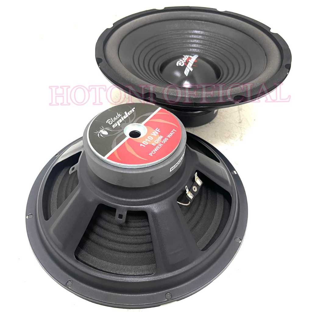 Speaker Komponen BlackSpider 1010WF 10inch 500watt 8ohm Original Black Spider BS 1010 wf Woofer ( Bi